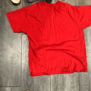 Plain red t shirt size medium unisex